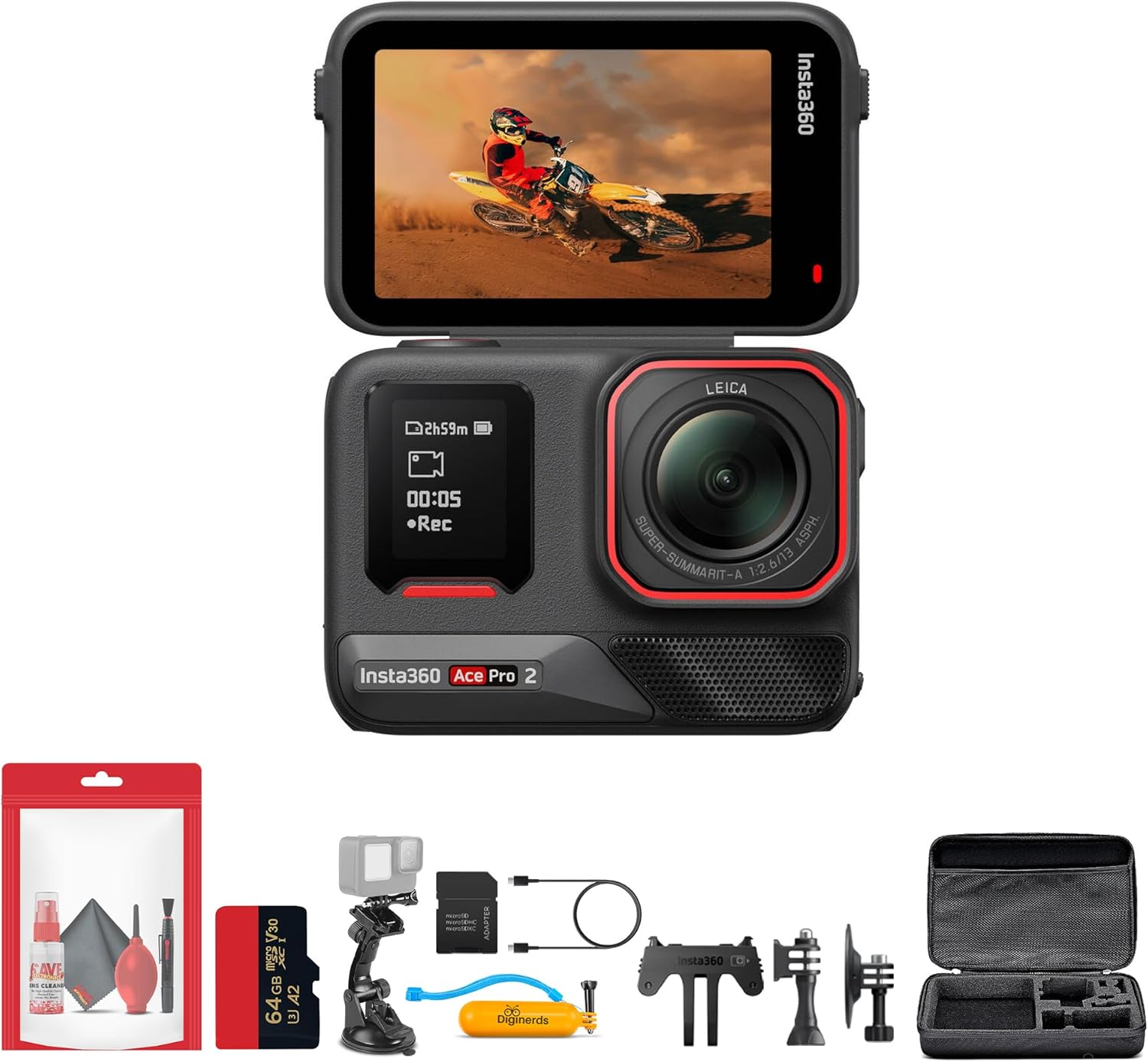 Insta360 Ace Pro 2 Waterproof Action Camera