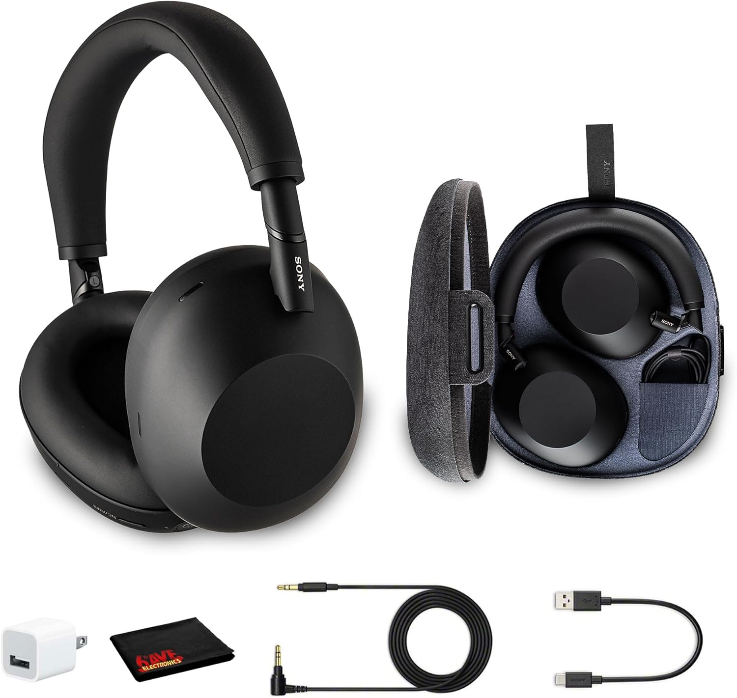WH-1000XM6 Wireless Noise Canceling Headphones (Black)